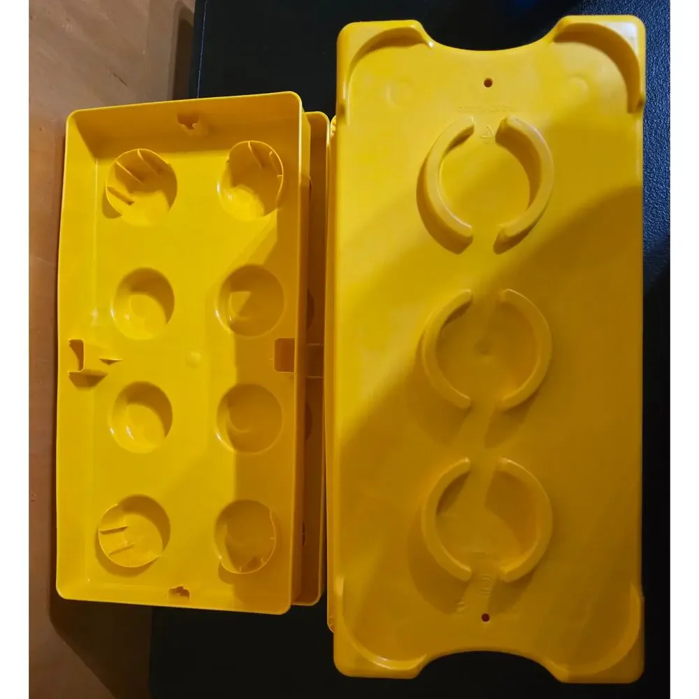 Lego Yellow 8-Stud Plastic Brick (Set of 2)